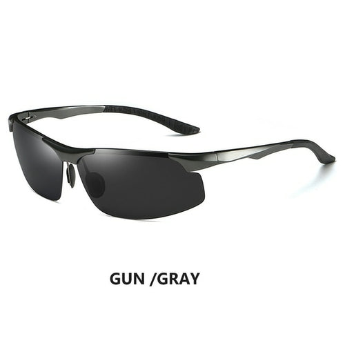 Aluminum Hd Polarized Photochromic Sunglasses Men Driving Sun